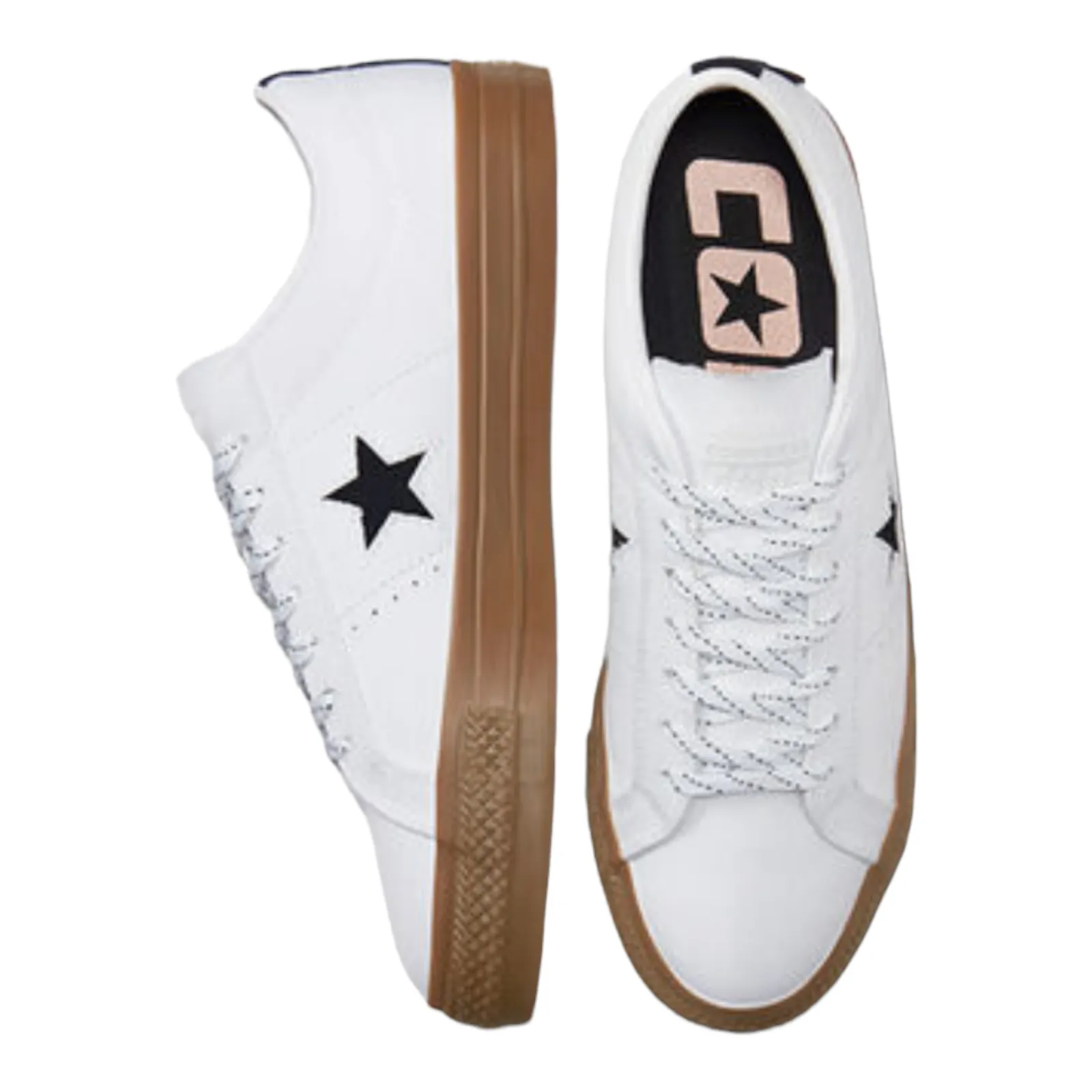 Converse Cons One Star Pro Cordura Canvas White/Black/Dark Gum