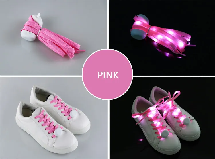 Dazzle color led shoeloces