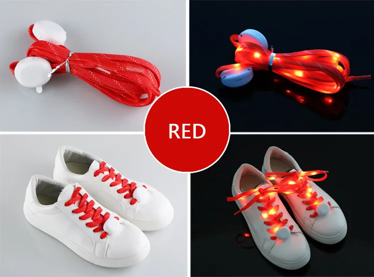 Dazzle color led shoeloces