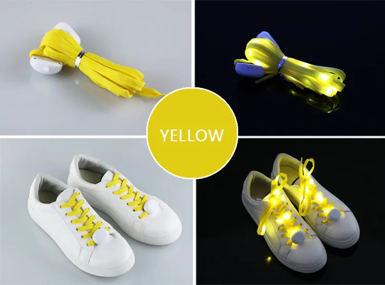 Dazzle color led shoeloces