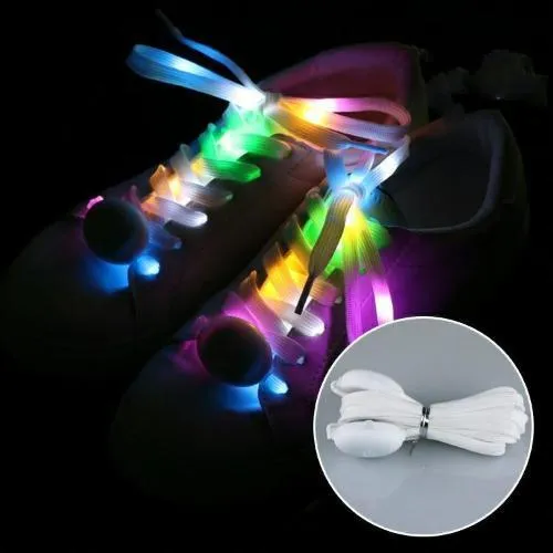 Dazzle color led shoeloces