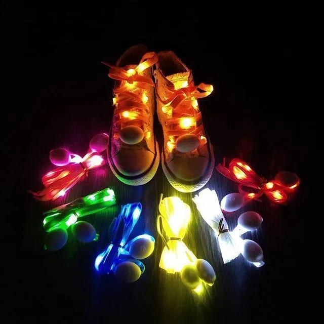 Dazzle color led shoeloces