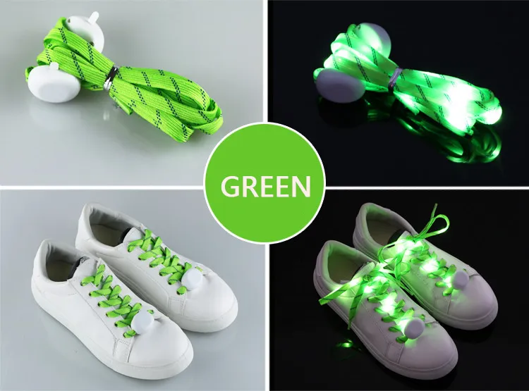 Dazzle color led shoeloces