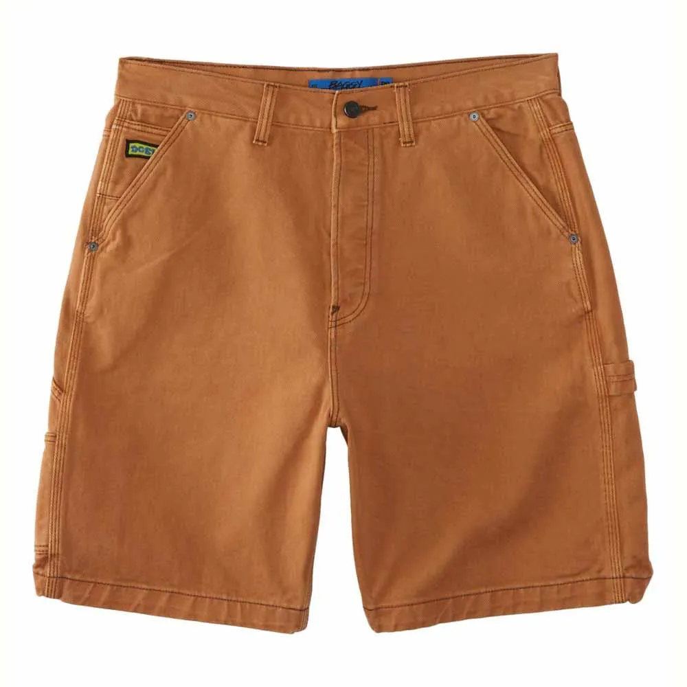 DC Shoes Baggy Shorts Brown Overdye