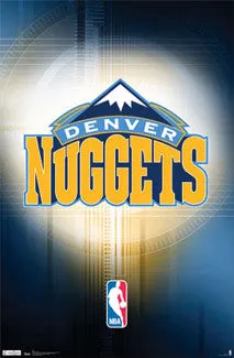 Denver Nuggets Official NBA Team Logo Poster - Costacos Sports