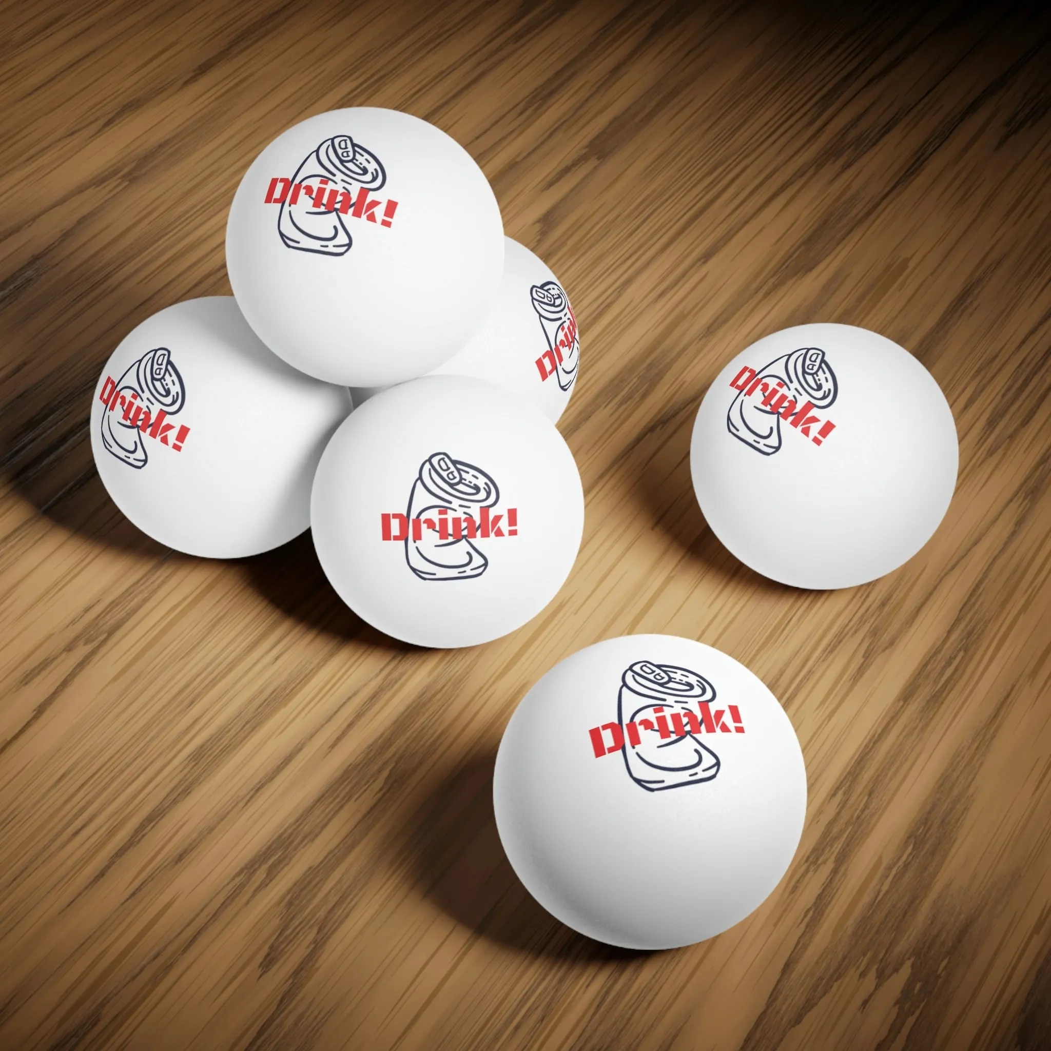 Drinking Team - OFFICIAL - Ping Pong Balls, 6 pcs