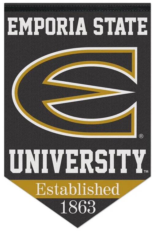 Emporia State University Official NCAA Team Premium Felt Wall Banner - Wincraft