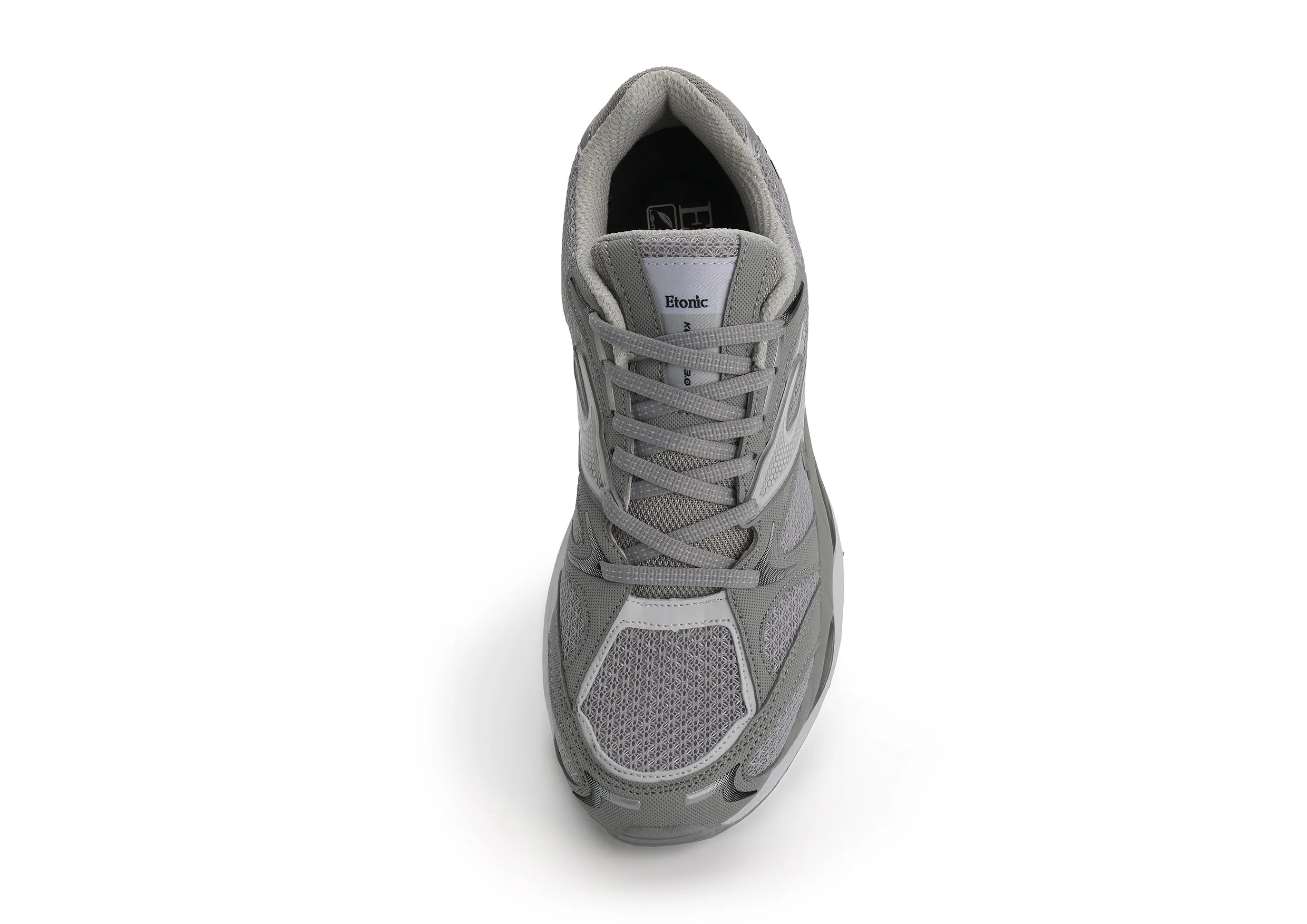 Etonic Kendari 3.0 sneakers in grey leather and grey mesh.