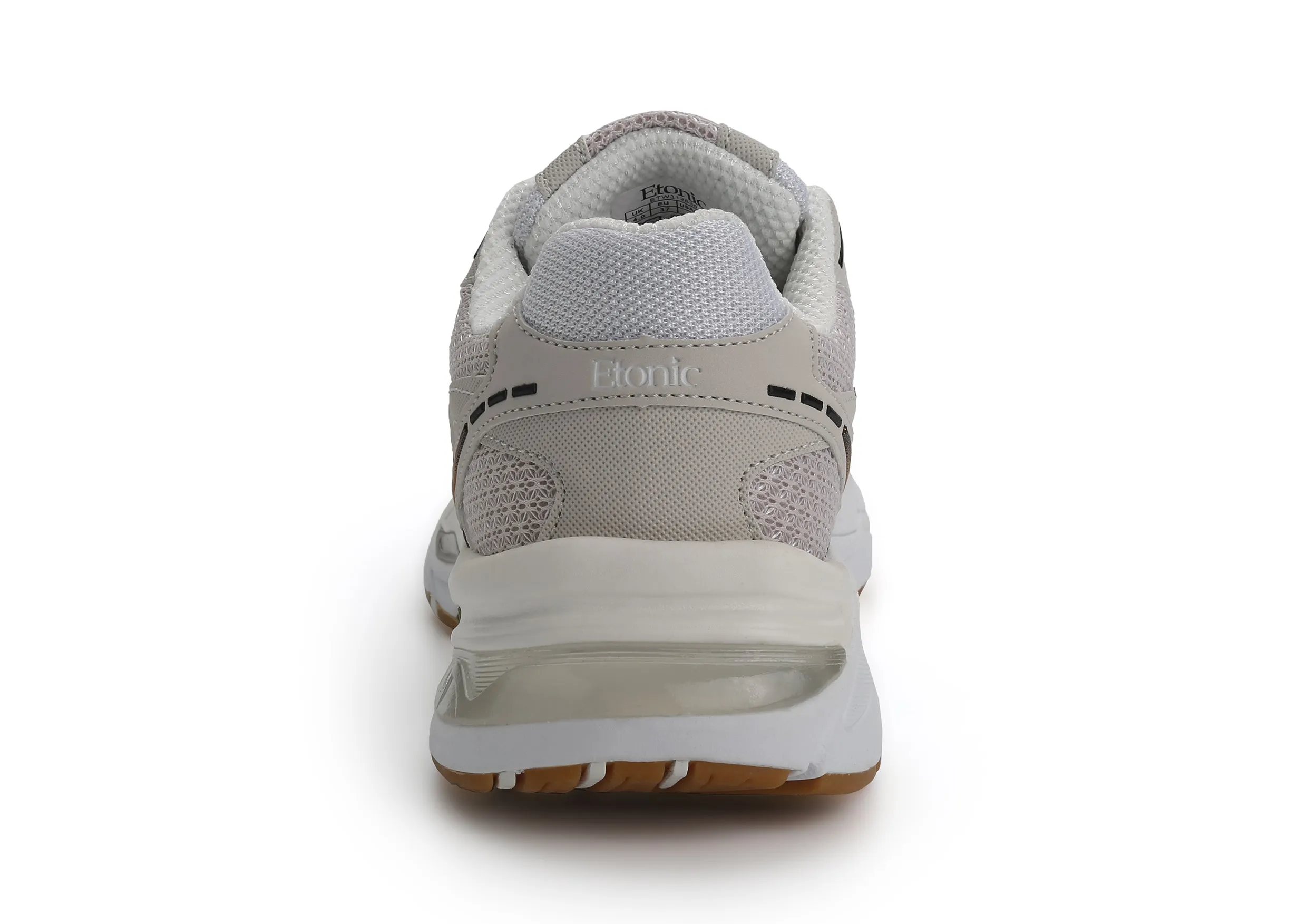 Etonic Kendari 3.0 sneakers in light beige leather and beige mesh with white leather inserts.