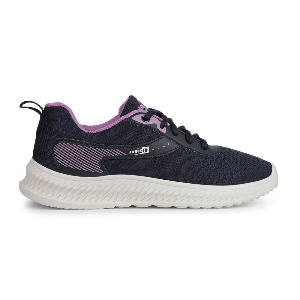 Force 10 Sports Navy Blue Walking Shoes For Women OSLO-20E By Liberty