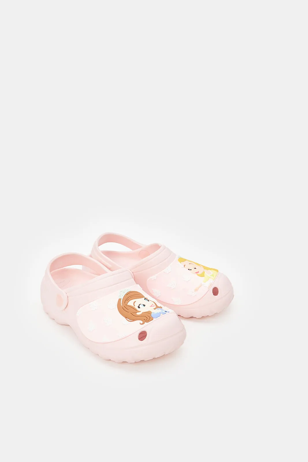 Girls Pink Sofia Clogs