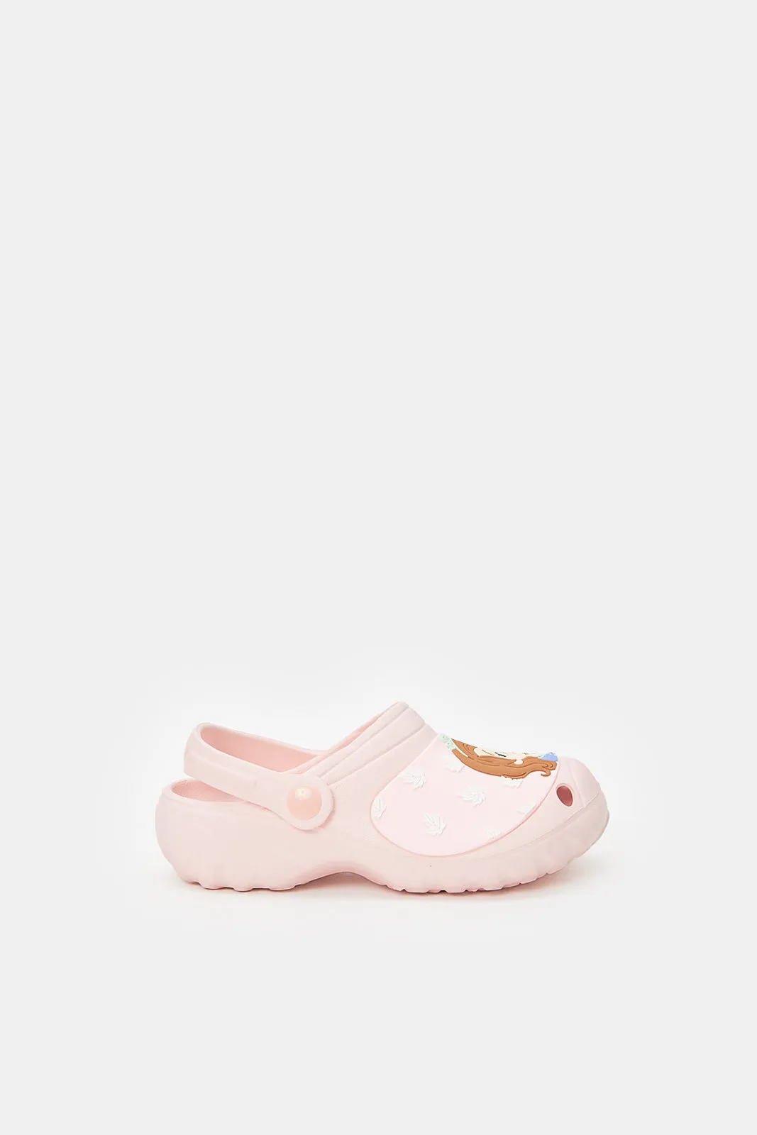 Girls Pink Sofia Clogs