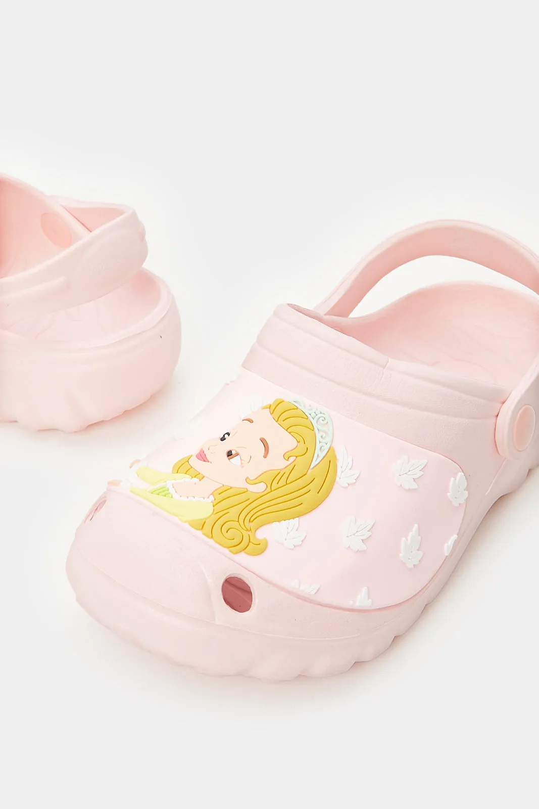 Girls Pink Sofia Clogs