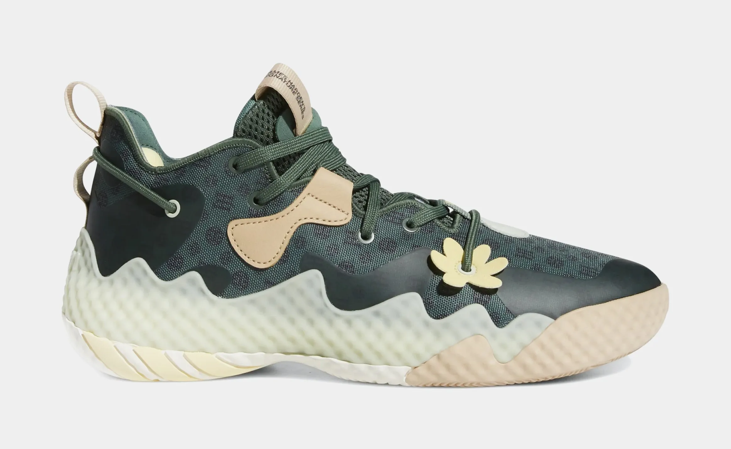 Harden Vol. 6 Mens Basketball Shoes (Green/Beige)