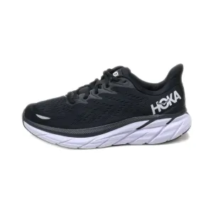 Hoka Clifton 8 Sport Shoes Leather Black Colour For Men