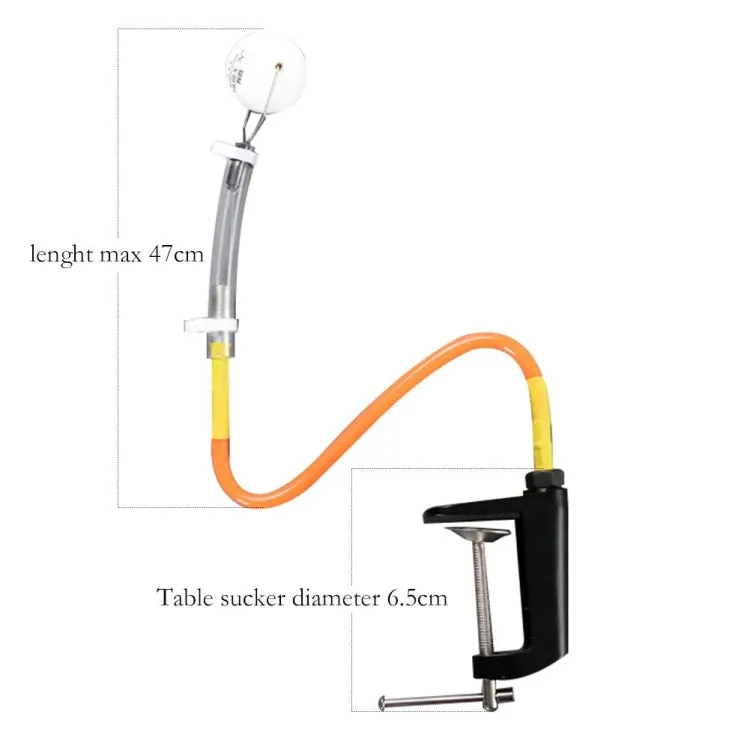 HUIESON HS-P-L22 PVC Universal Variable Table Clip Table Tennis Serving Training Machine Set