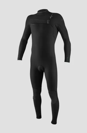 Hyperfreak Wind 4/3  Chest Zip Full Wetsuit | BLACK/BLACK