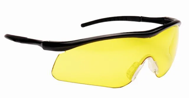 Impact Yellow Shooting Glasses