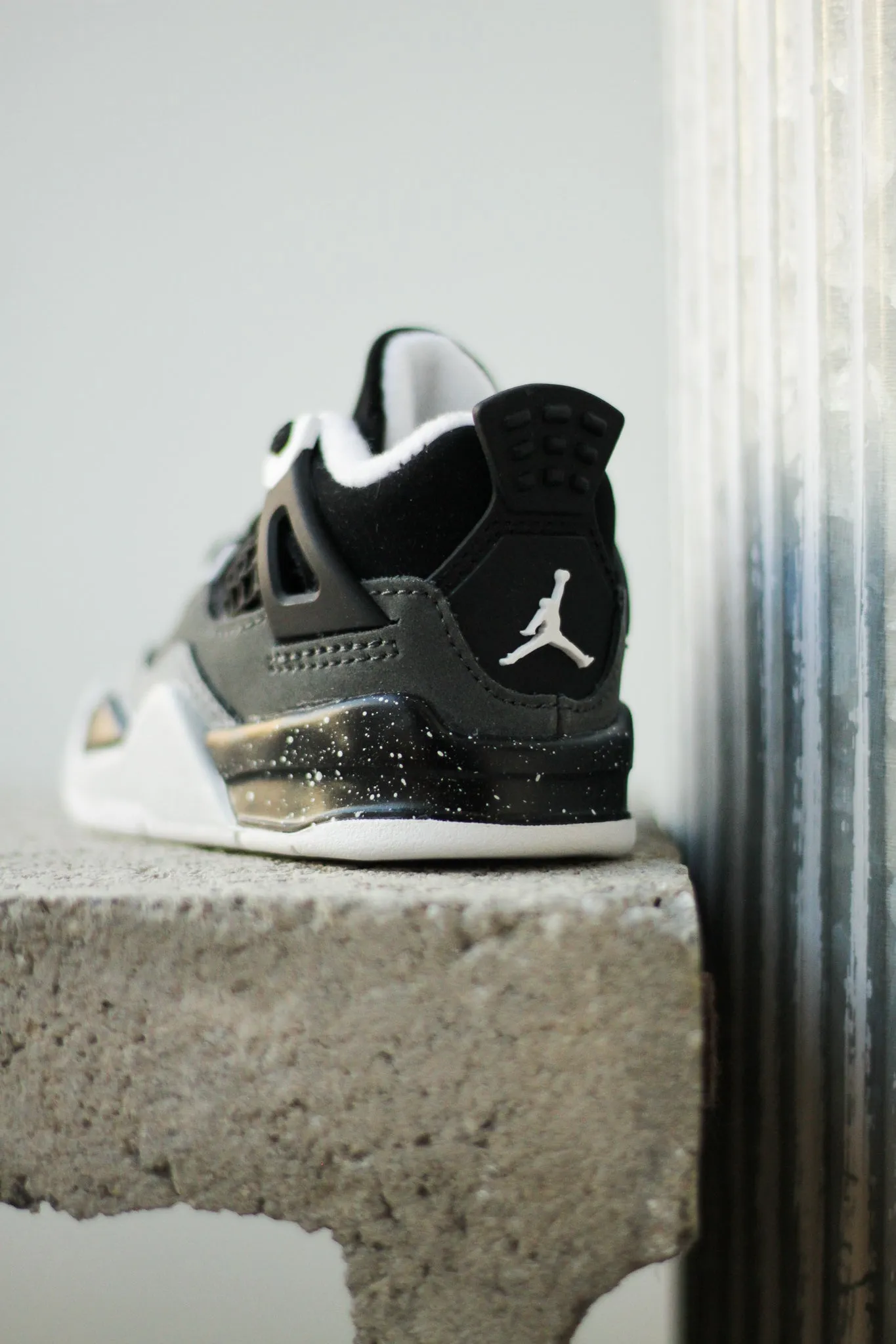 JORDAN 4 RETRO (TD) "BLACK/ANTHRACITE"