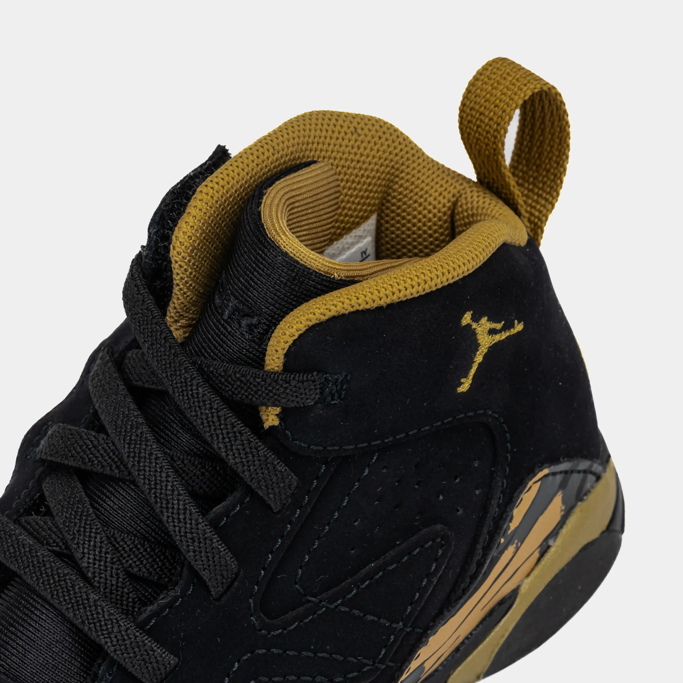 Jumpman MVP Infant Toddler Basketball Shoes (Black/Gold)