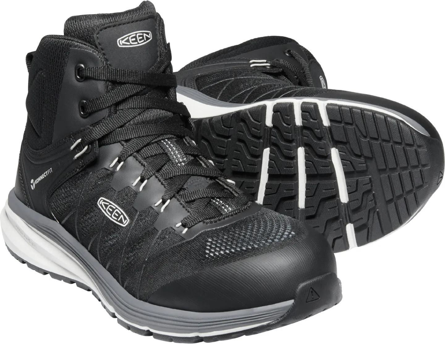 'Keen Utility' Men's Vista Energy EH Mid Hiker Carbon Toe - Vapor / Black