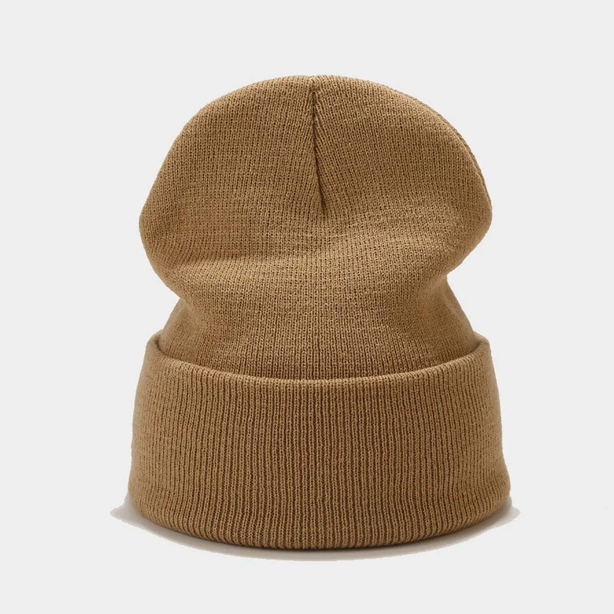 Knit Beanie - Beige