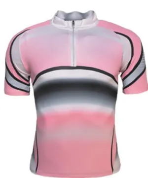 Ladies Cycling Jersey - Pink/Black