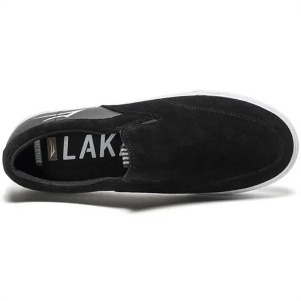 Lakai Shoes  Owen VLK Slip On - Black Suede