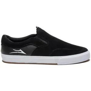 Lakai Shoes  Owen VLK Slip On - Black Suede