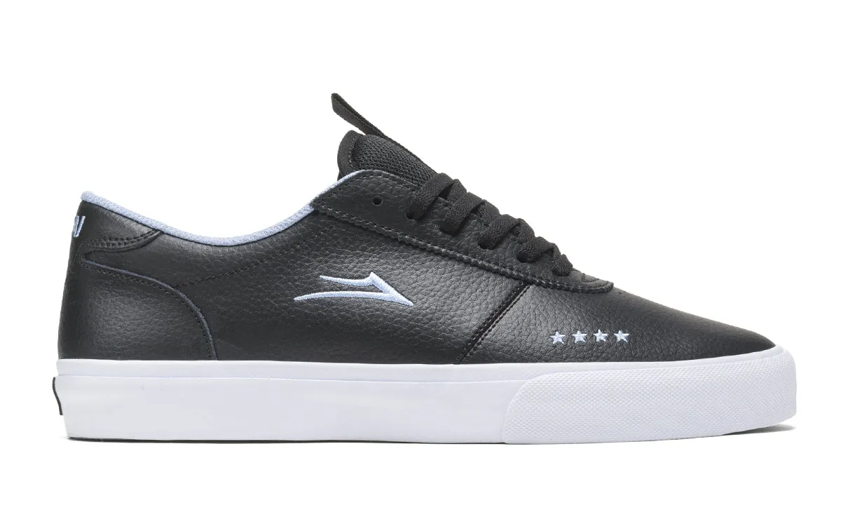 Lakai x Fourstar Manchester Leather Skate Shoes - Black/Pebble