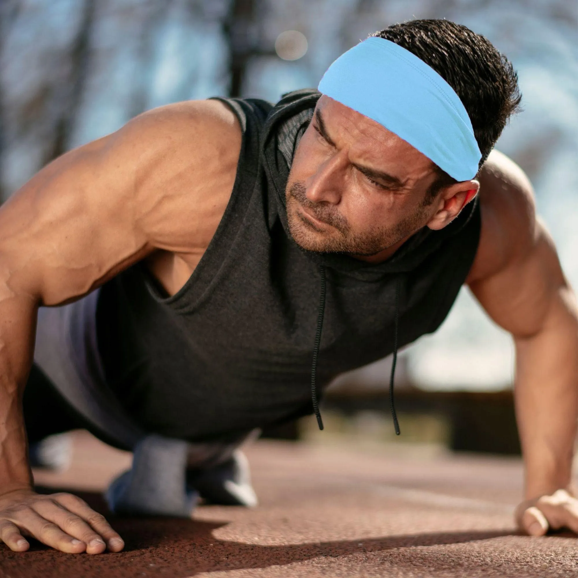 Light Blue Performance Headband