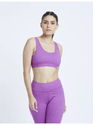 Lilac Marl Hardcore Sports Bra