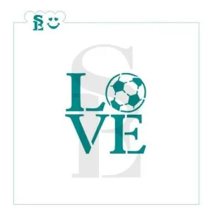 LOVE Soccer SE Stencil