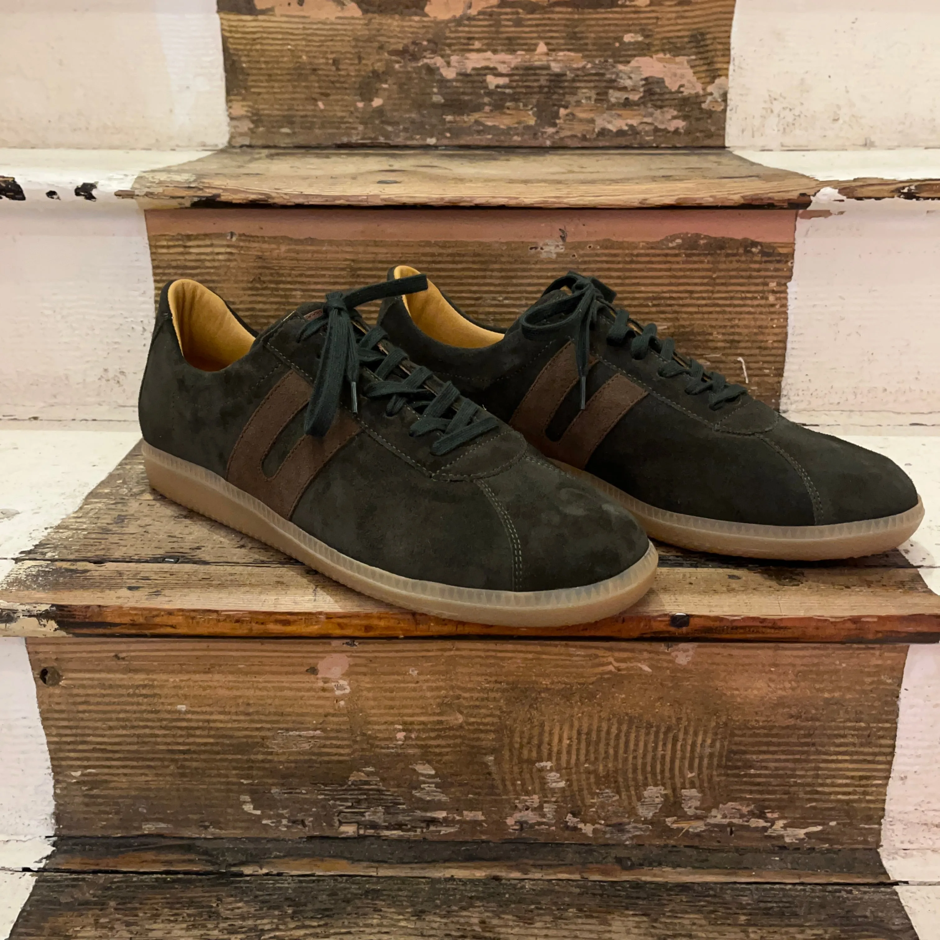 Ludwig Reiter - Trainer - Suede Leather - Racing Green