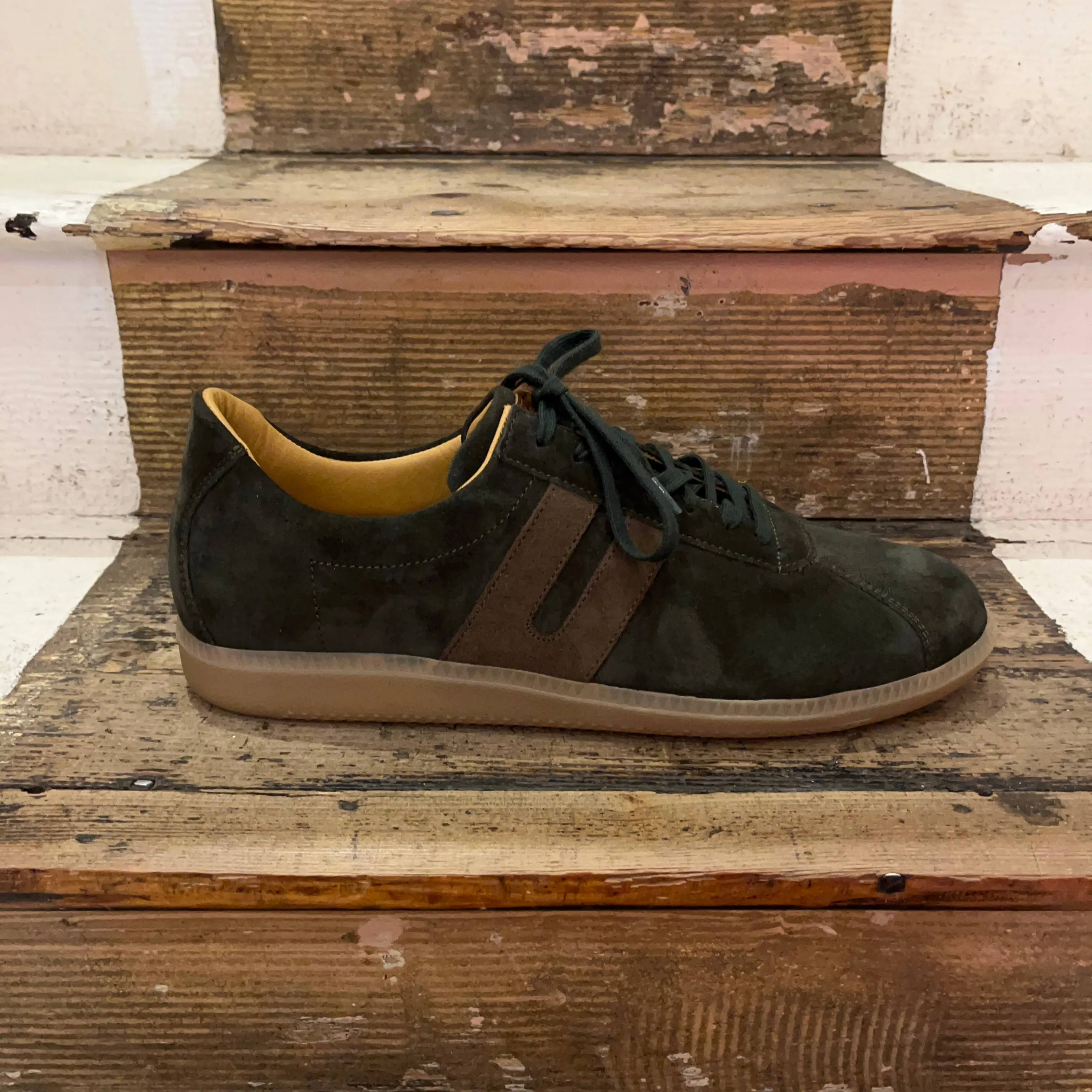 Ludwig Reiter - Trainer - Suede Leather - Racing Green