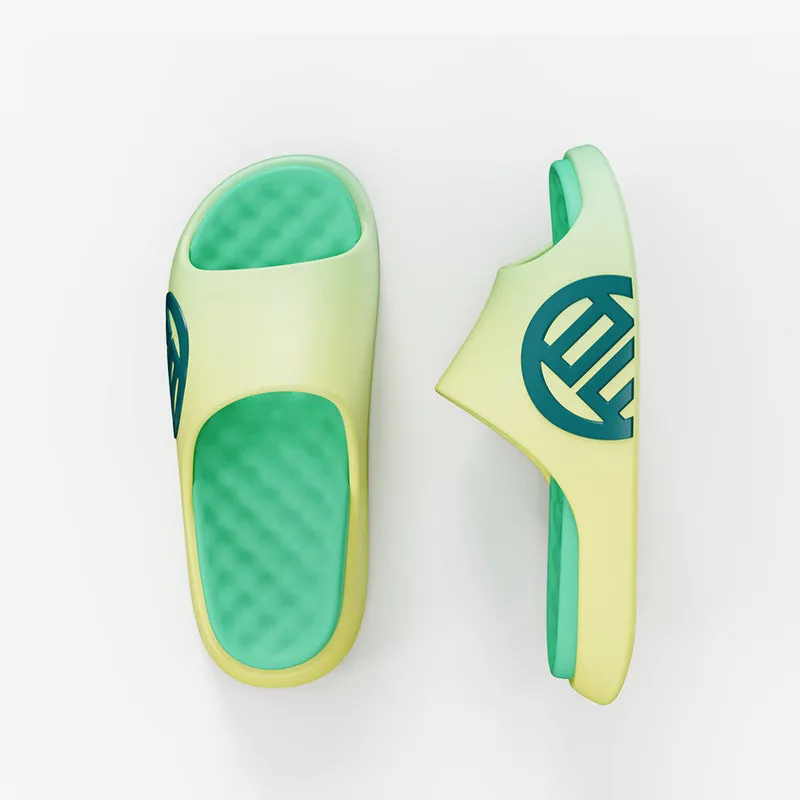 LUXIAOJUN - Sports Slides - Yellow & Green