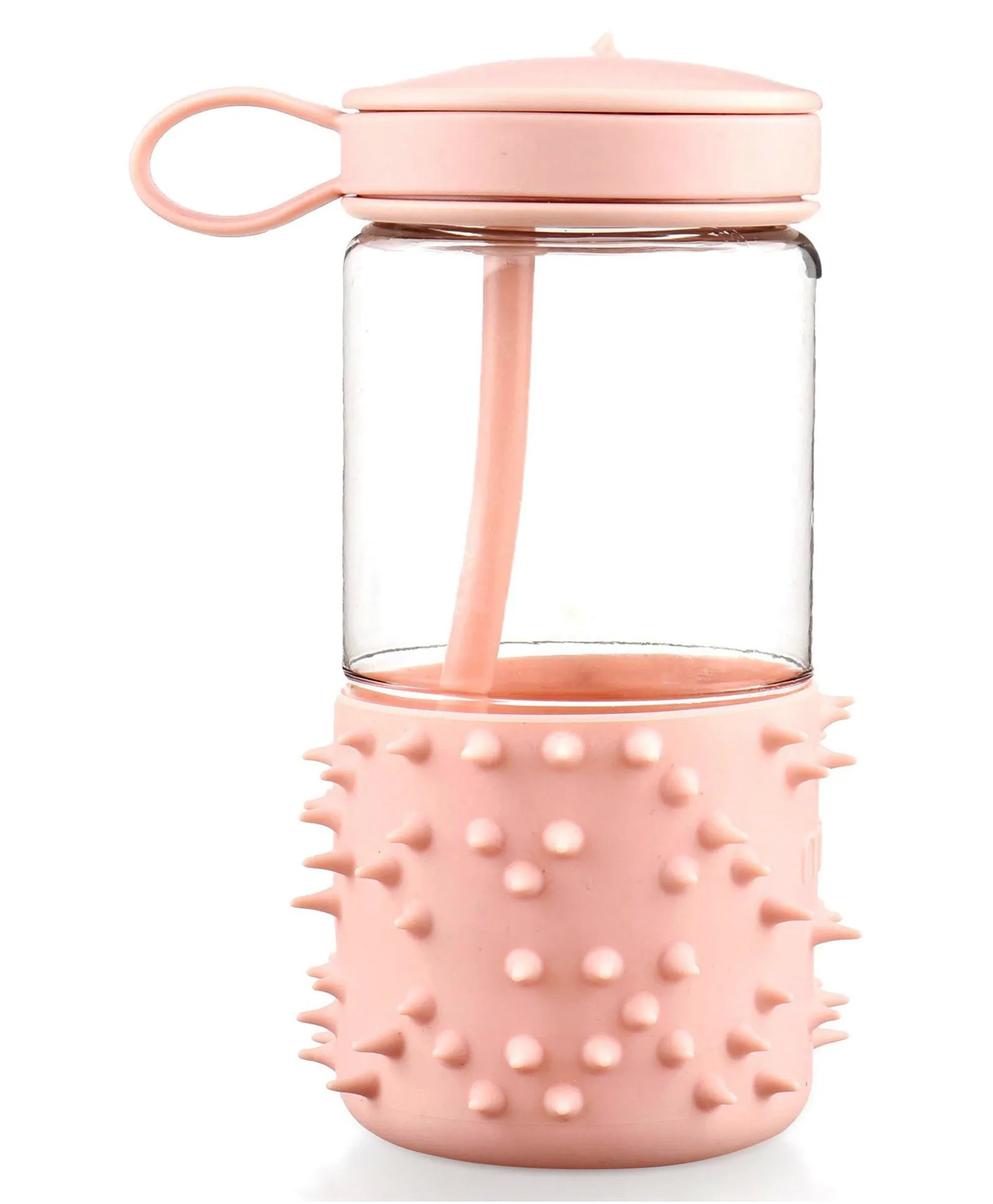 Melii Spikey Water Bottle for Kids - Sensory Exploration with Soft Silicone Spikes, Leak Proof Straw, and Easy Grip Handle - BPA Free, Durable Tritan, Perfect for On-the-Go Hydration, 12 oz