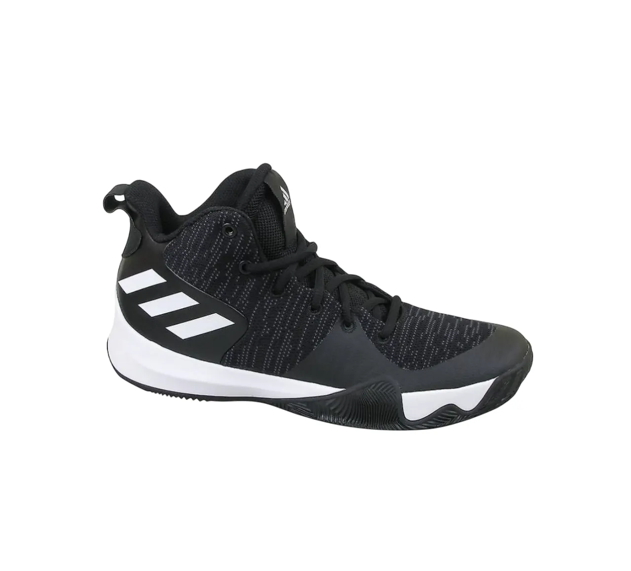 Mens Adidas Explosive Flash Shoes Black/Carbon/White