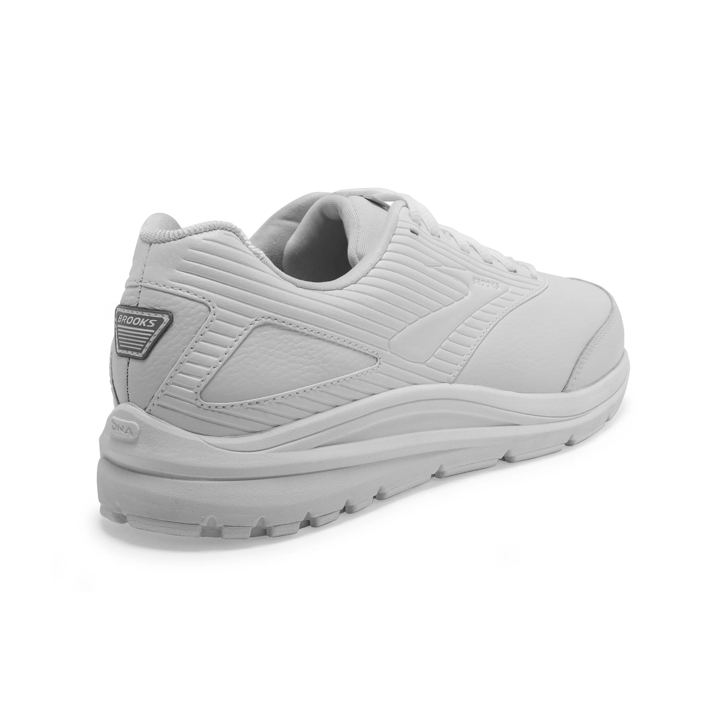 Men's Brooks Addiction Walker 2 Color: White/White