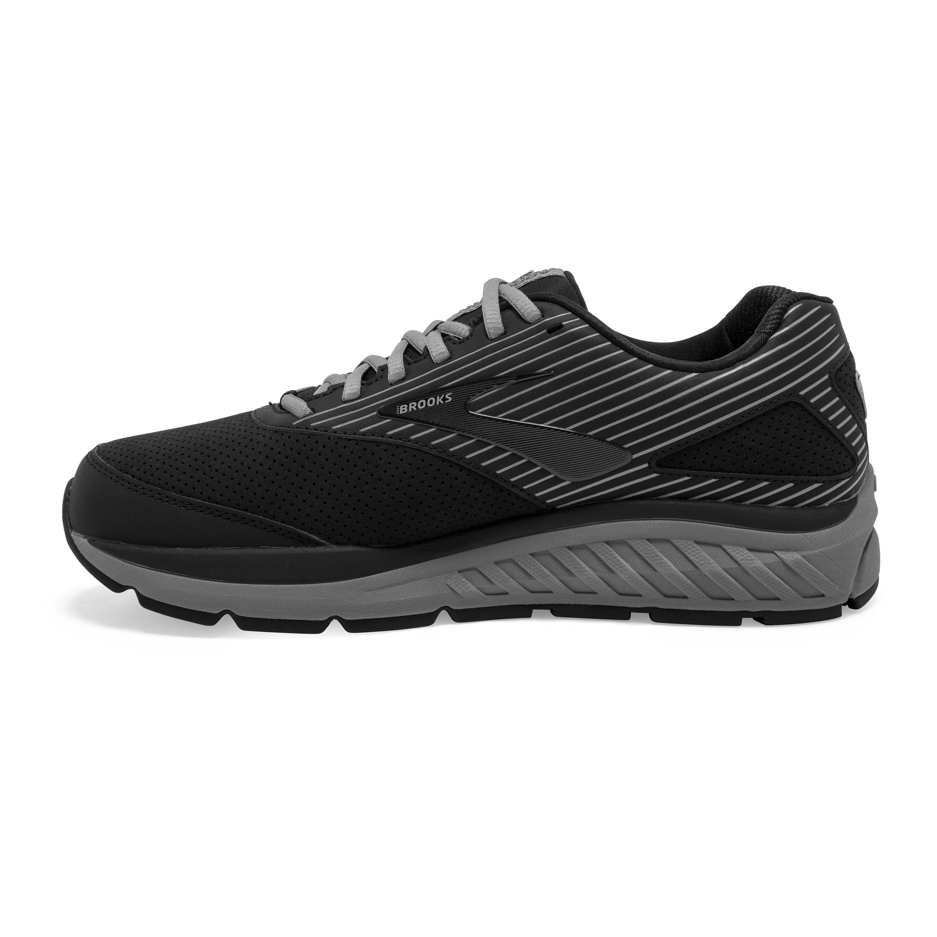 Men's Brooks Addiction Walker Suede Color: Black/Primer/Black