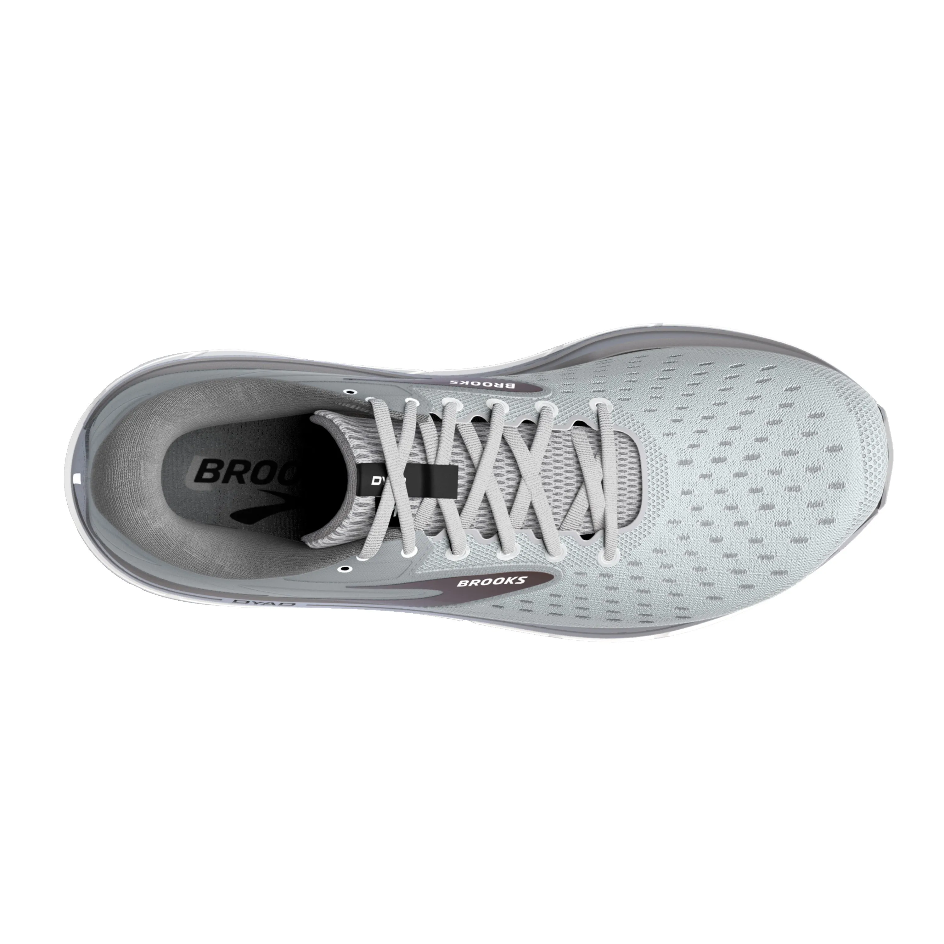 Men's Brooks Dyad 11 Color: Grey/Black/White (EXTRA WIDE WIDTH)