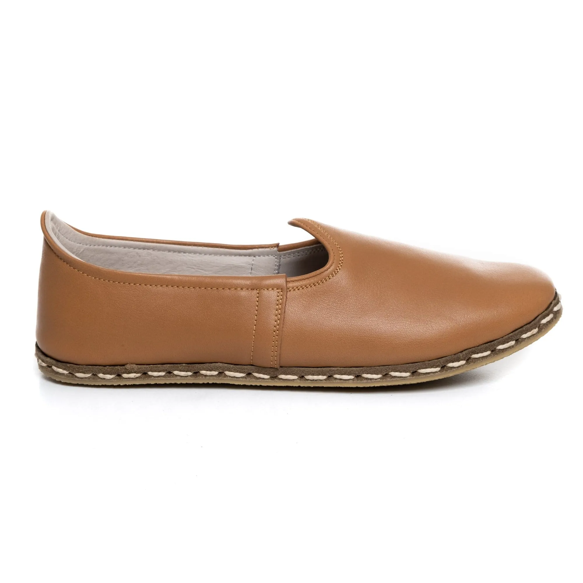 Men's Coconut Brown Slip On Shoes