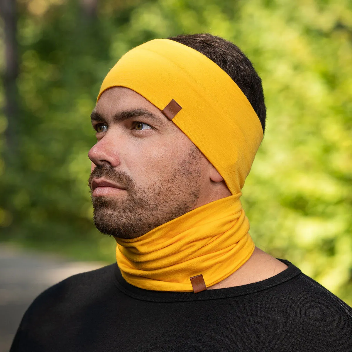 Men's Headband & Gaiter 2-Piece Power Mango