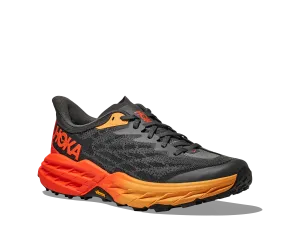 Men's Hoka Speedgoat 5 Color: Castlerock/Flame (WIDE WIDTH)