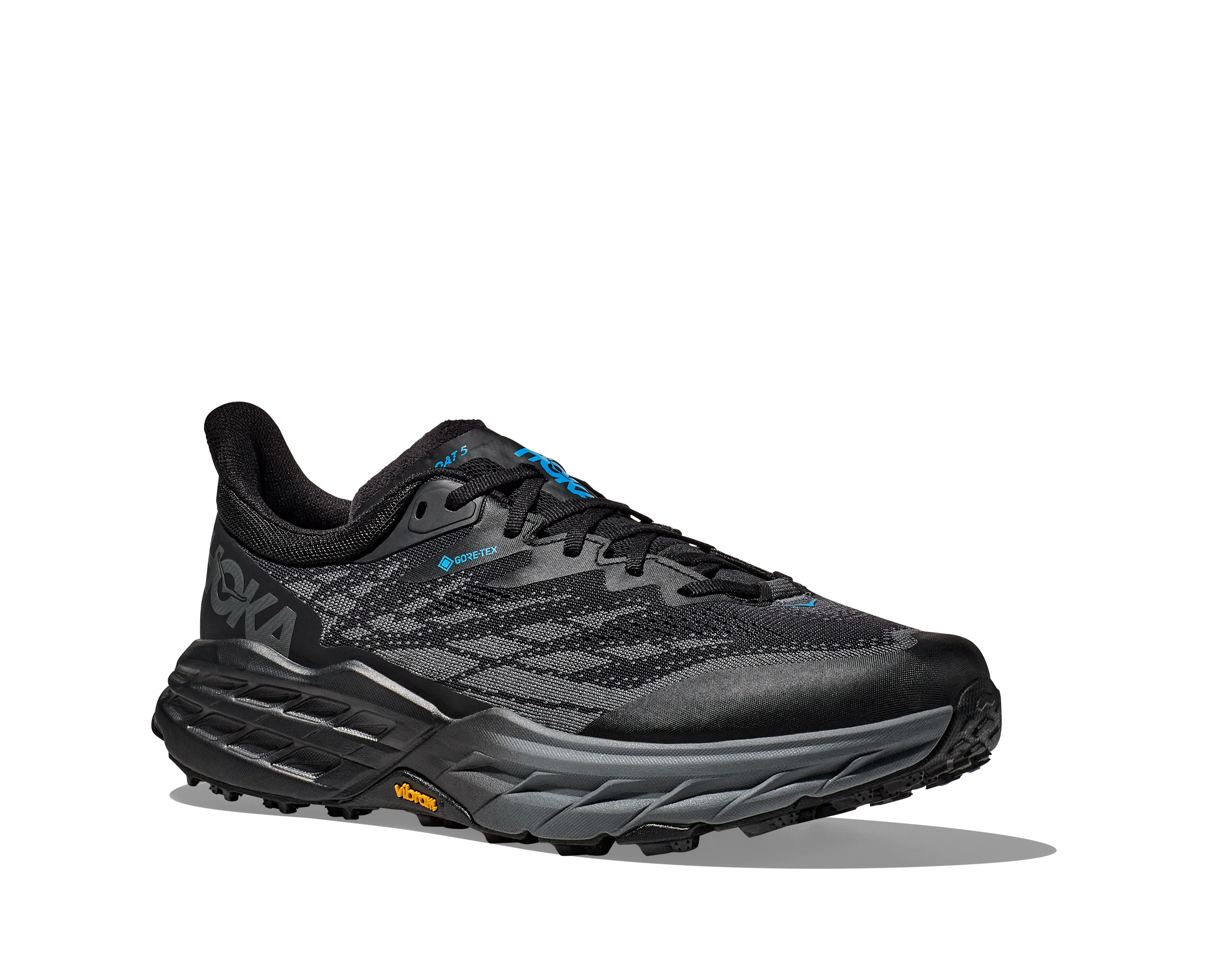 Men's Hoka Speedgoat 5 GTX Color: Black/Black