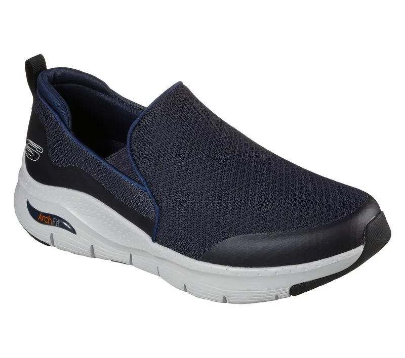 Mens Wide Fit Skechers SK232043 Arch Fit Banlin Walking Trainers