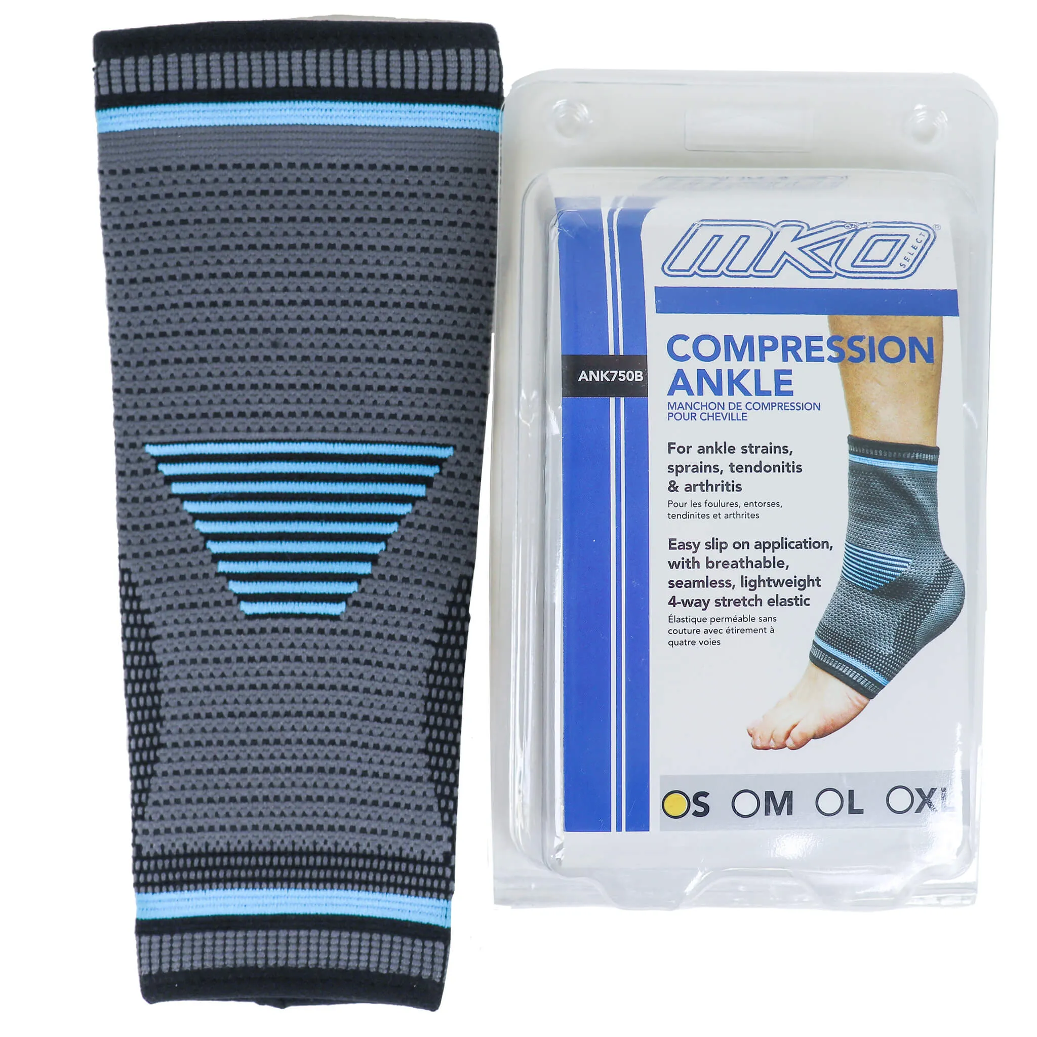 MKO Select Compression Ankle Sleeve