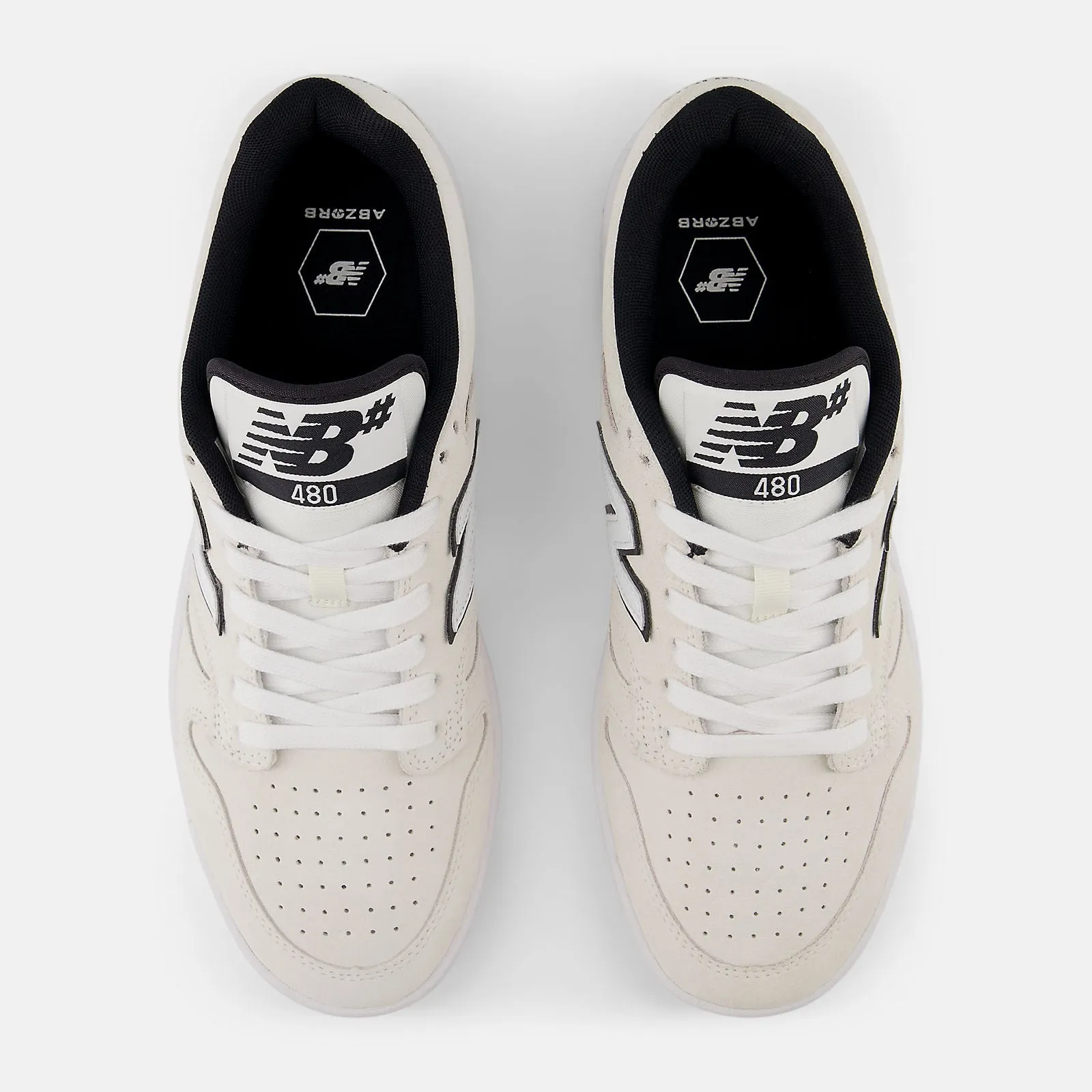 NEW BALANCE 480 WHITE/BLACK