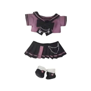 niannyyhouse 20cm Doll Clothes Shirts Skirts Shoes Student Suit 8in Plush Doll Dress Up Accessories