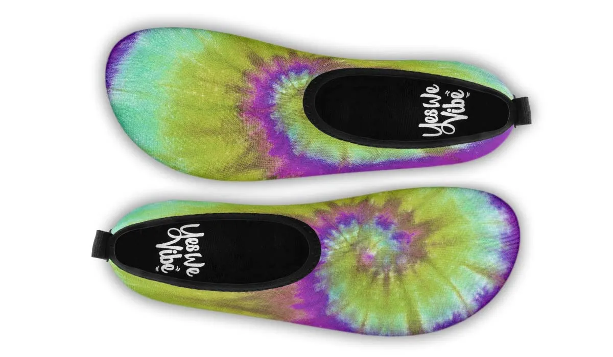 Pale Purple Yellow Tiedye